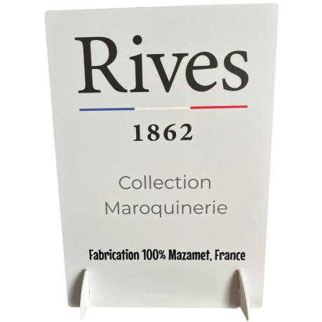 POCHETTE VACHE MOUCHETEE ZIP MARRON