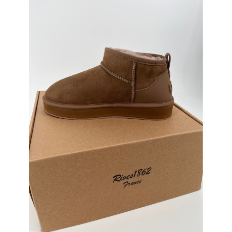 BOOTS ULTRA MINI SEMELLES COMPENSEES EN CRÊPE