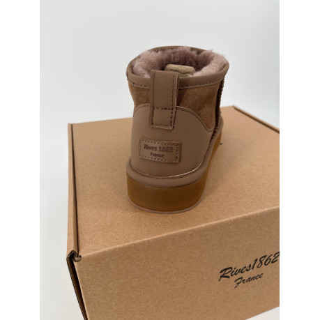 BOOTS ULTRA MINI SEMELLES COMPENSEES EN CRÊPE