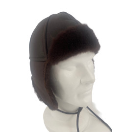 SHEEPSKIN FUR HAT - Oak...