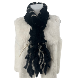 ECHARPE EN FOURRURE DE LAPIN