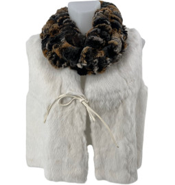 ECHARPE FOURRURE LAPIN CIRCULAIRE