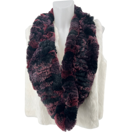 ECHARPE FOURRURE LAPIN CIRCULAIRE