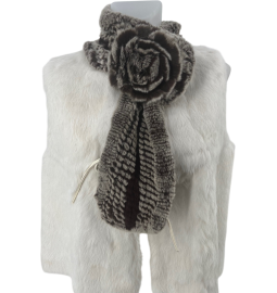RABBIT REX FUR SCARF