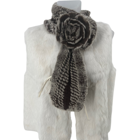 RABBIT REX FUR SCARF