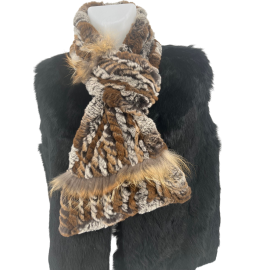 ECHARPE LAPIN REX - RACCOON...