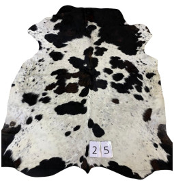 PEAU DE VACHE MARRON ET...