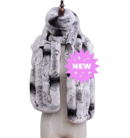 ECHARPE LAPIN REX A SECTIONS