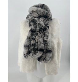 ECHARPE LAPIN REX A SECTIONS