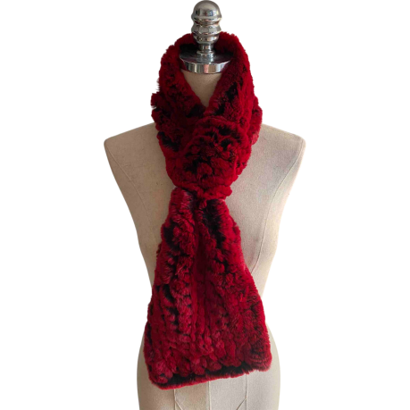 ECHARPE LAPIN REX TRAME TRICOT