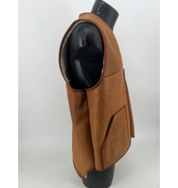 VESTE EN AGNEAU DOUBLE FACE
