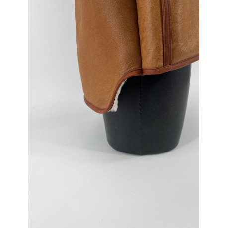 VESTE EN AGNEAU DOUBLE FACE