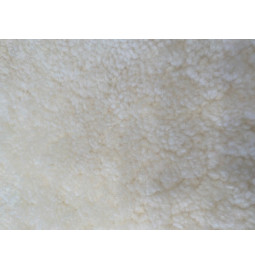 PEAU DE MOUTON BLANCHE FRISEE
