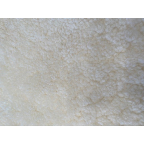 PEAU DE MOUTON BLANCHE FRISEE