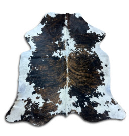 PEAU DE VACHE MARRON ET...