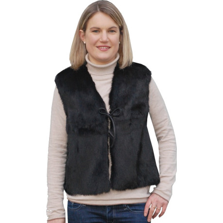 VEST   RABBIT FUR