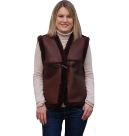 GILET FEMME CUIR