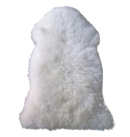 AUSTRALIAN MERINO SHEEPSKIN - Nat. White