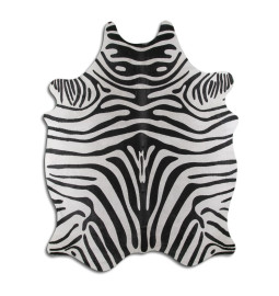PEAU DE VACHE IMPRIMEE ZEBRE