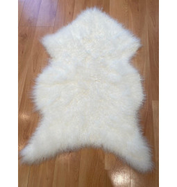 PEAU CHEVRE CACHEMIRE BLANCHE