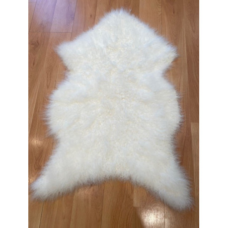 PEAU CHEVRE CACHEMIRE BLANCHE