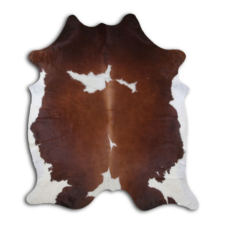LIGHT BROWN AND WHITE COW-HIDE 356