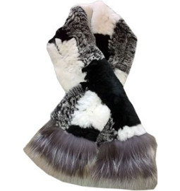 REX RABBIT FUR SCARF