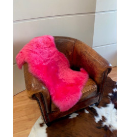 PEAU DE MOUTON MERINOS ROSE INTENSE