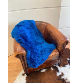 PEAU DE MOUTON MERINOS BLEUE