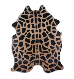 PEAU DE VACHE IMPRIME GIRAFE