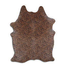 PEAU DE VACHE IMPRIMEE LEOPARD