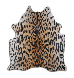 PEAU DE VACHE IMPRIMEE JAGUAR