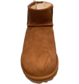 Mini Boots Agneau Camel