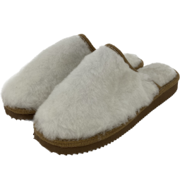 MULES MOUTON BLANCHE