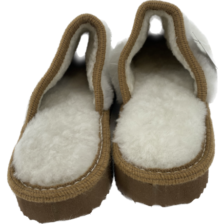 MULES MOUTON BLANCHE