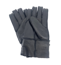 GLOVES IN BLACK LAMBSKIN MIXED