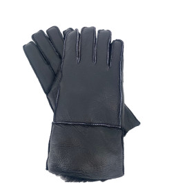 GANTS PEAU DE MOUTON DF NOIR