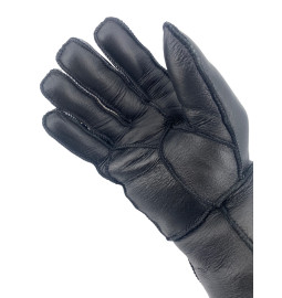 GANTS PEAU DE MOUTON DF NOIR