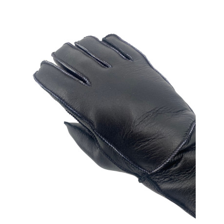 GLOVES IN BLACK LAMBSKIN MIXED