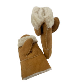 MOUFLES MITAINES MARRON