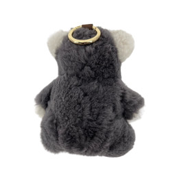 PORTE CLES OURSON GRIS