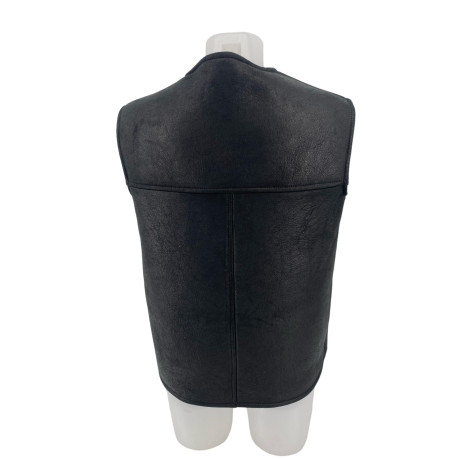 GILET FEMME CUIR AGNEAU LOLA POCHES